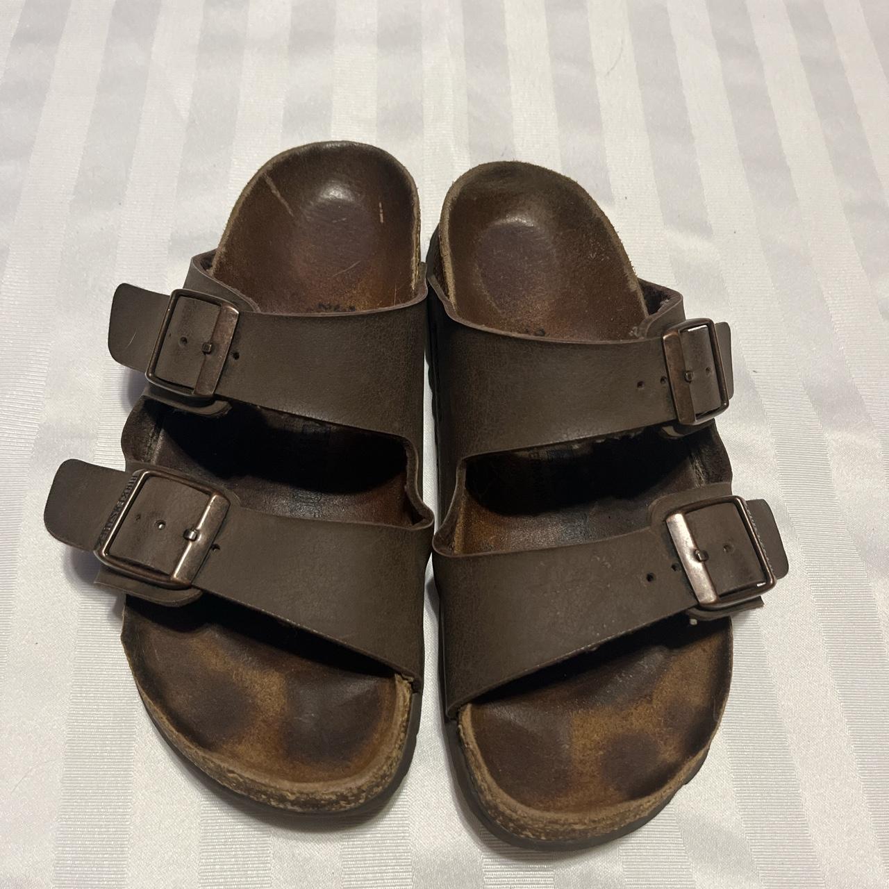 womens brown birkenstocks