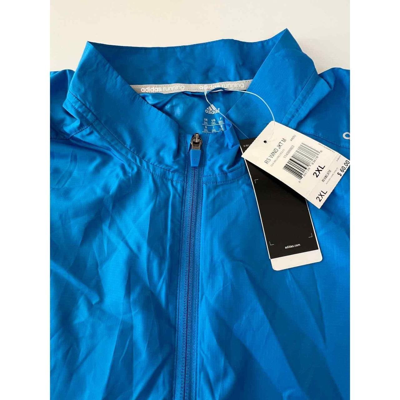 adidas Men s RS Wind Jacket Windbreaker Blue AI8253