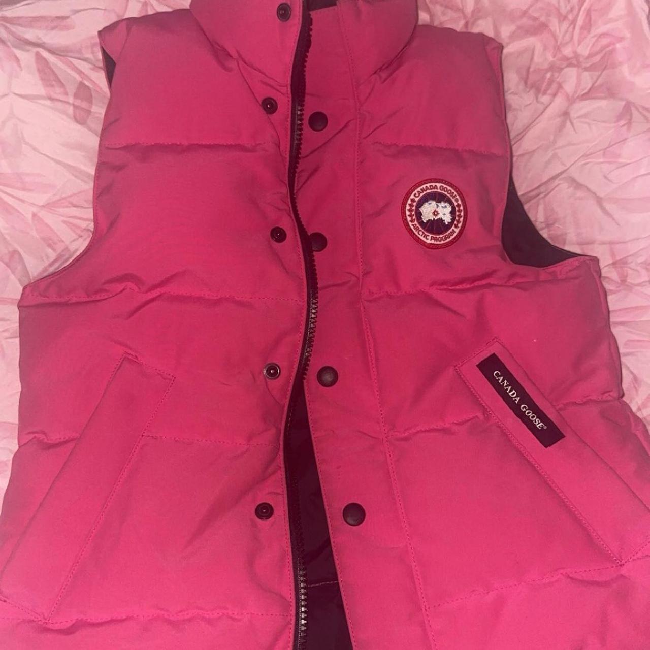 Pink canada goose gilet on sale