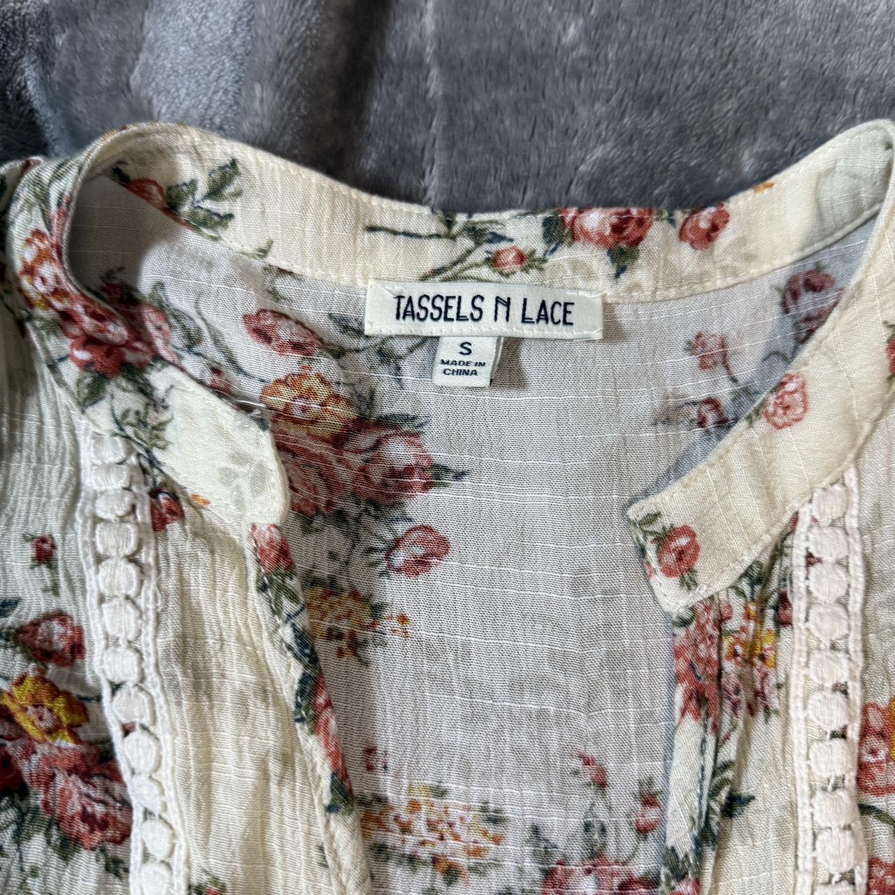 Source Unknown Women's Blouse - White/Multi - S –… - image 4