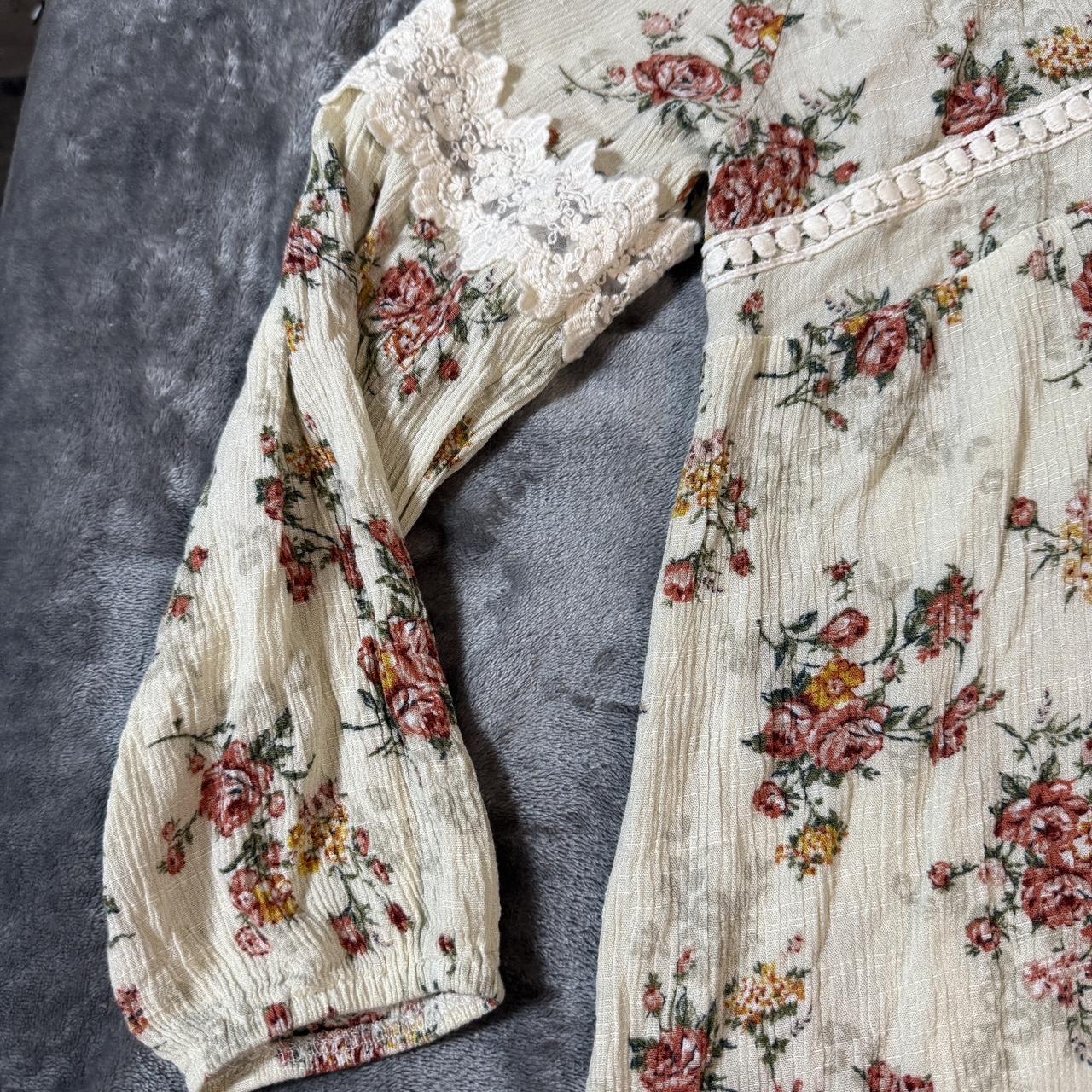 Source Unknown Women's Blouse - White/Multi - S –… - image 5