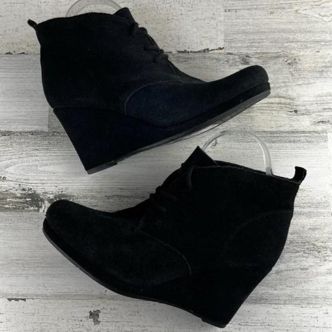 Dolce vita black wedge booties on sale