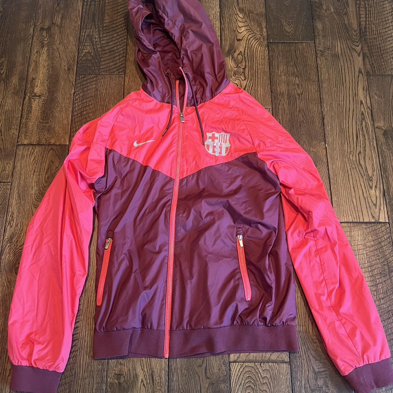 Fc barcelona windbreaker best sale