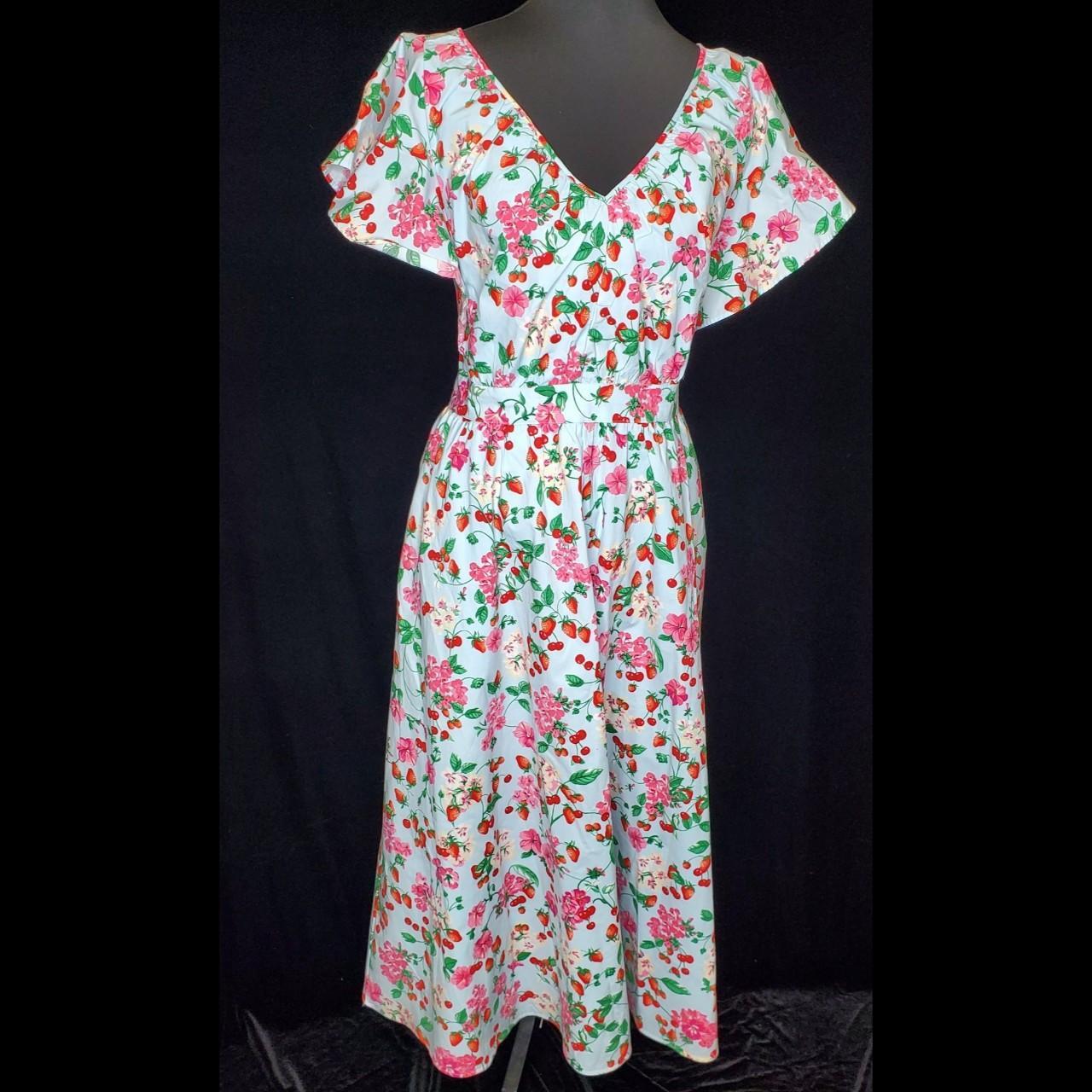 ann taylor strawberry dress