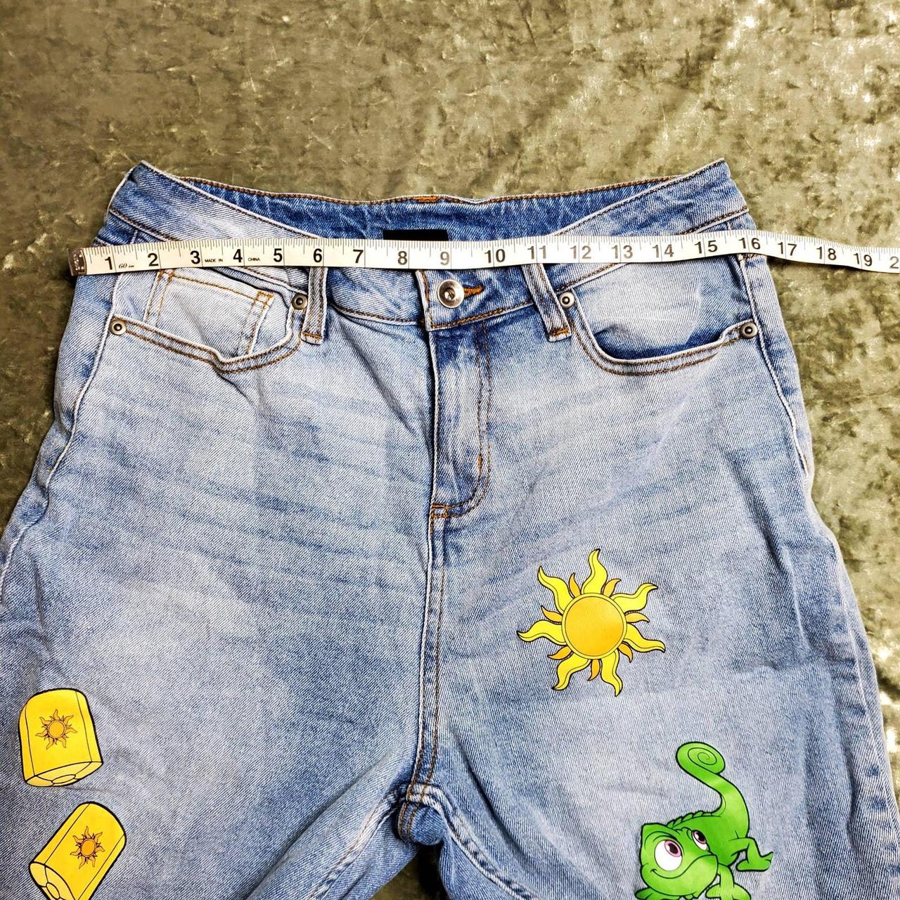 Disney store painted jeans