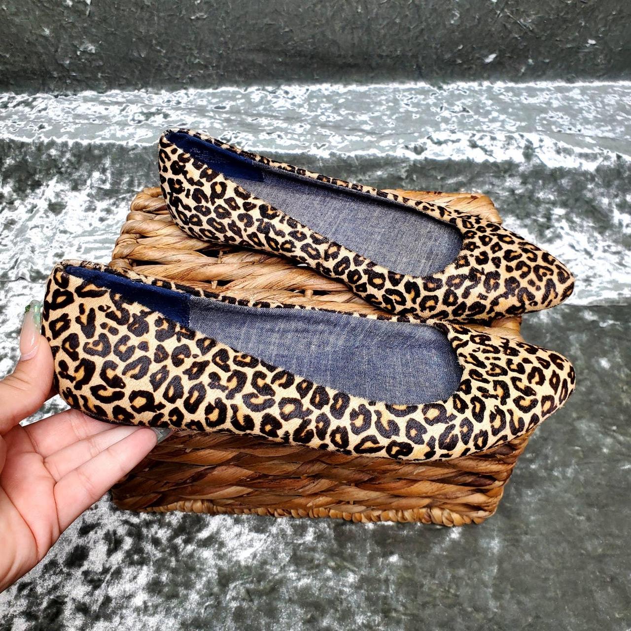 Dr. Scholl s Leopard Calf Hair Leopard Print Flats