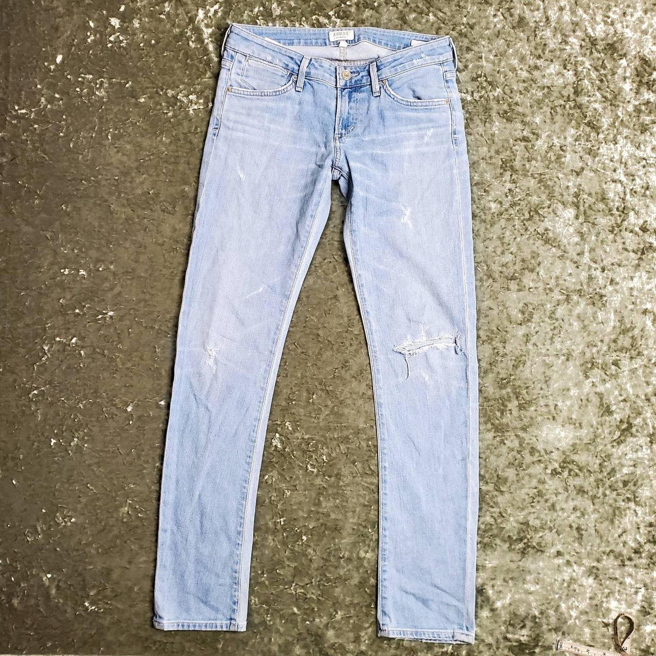 AGOLDE Chloe Light Distressed Jeans Gently used