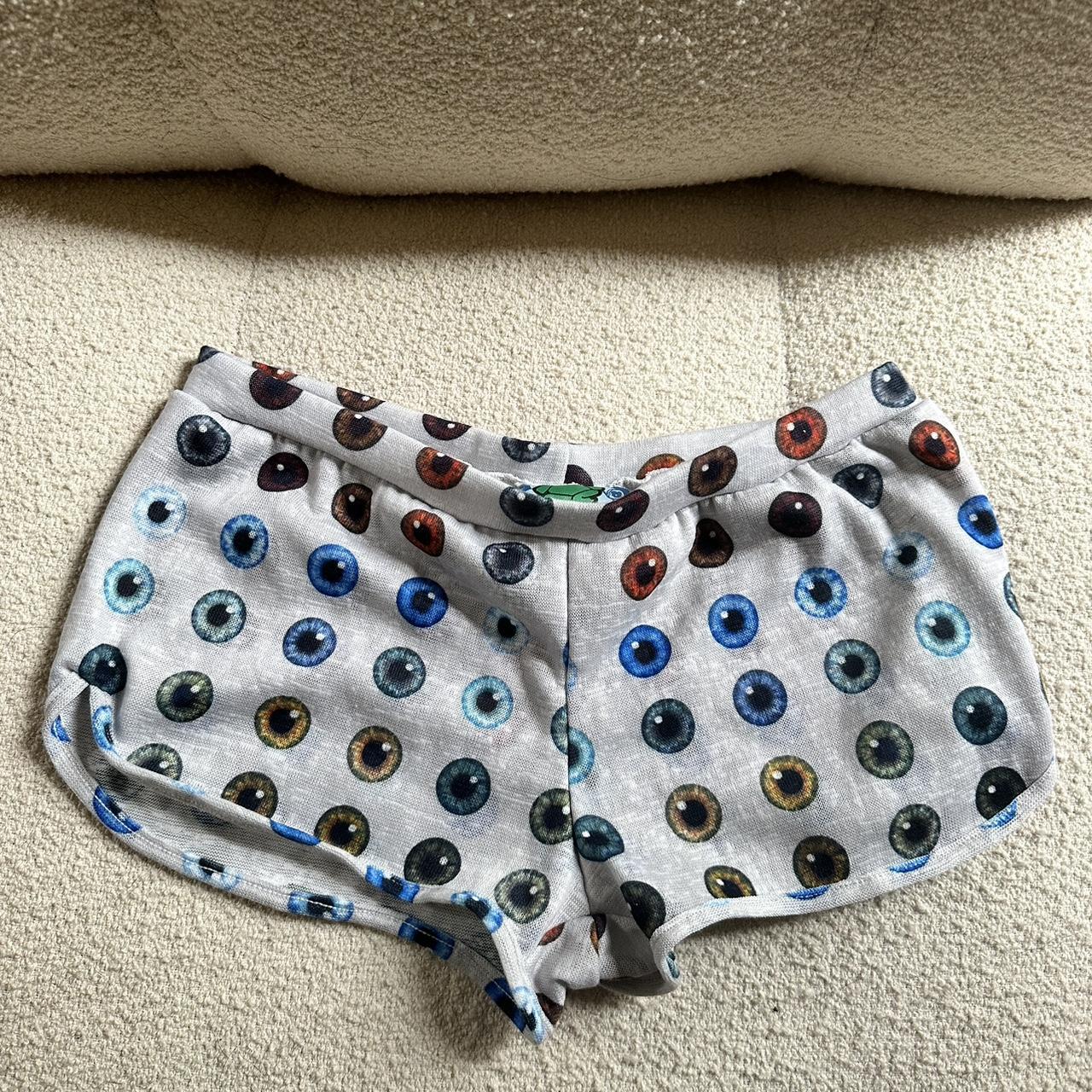 Omighty eye booty shorts - Depop