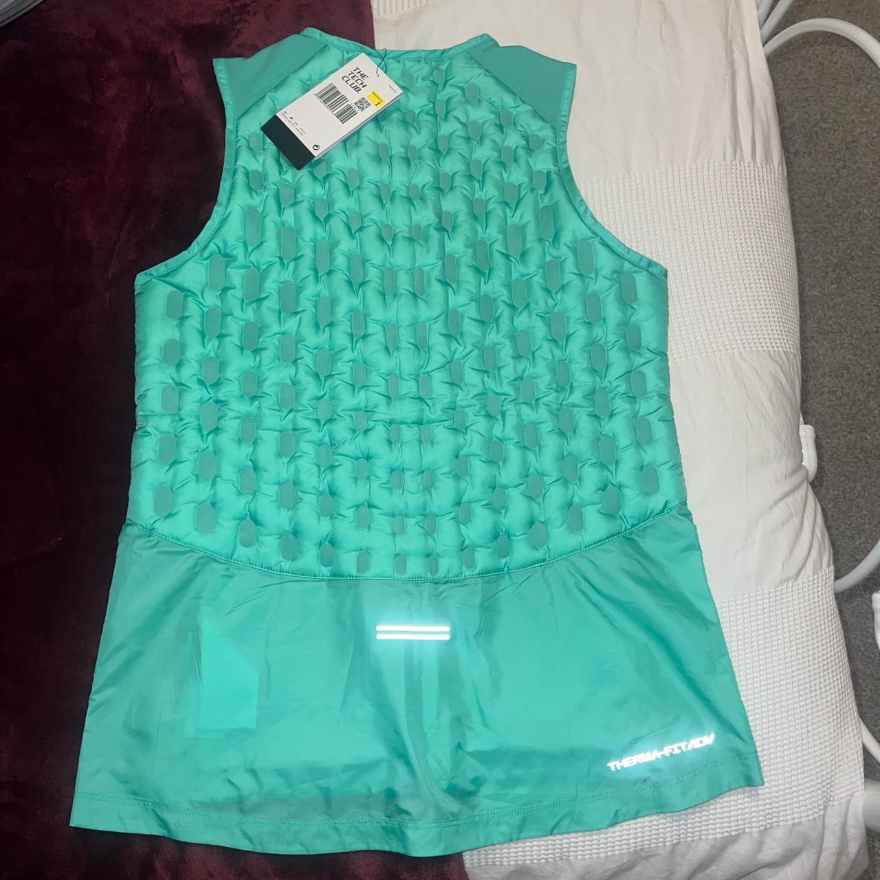 nike gilet mens green