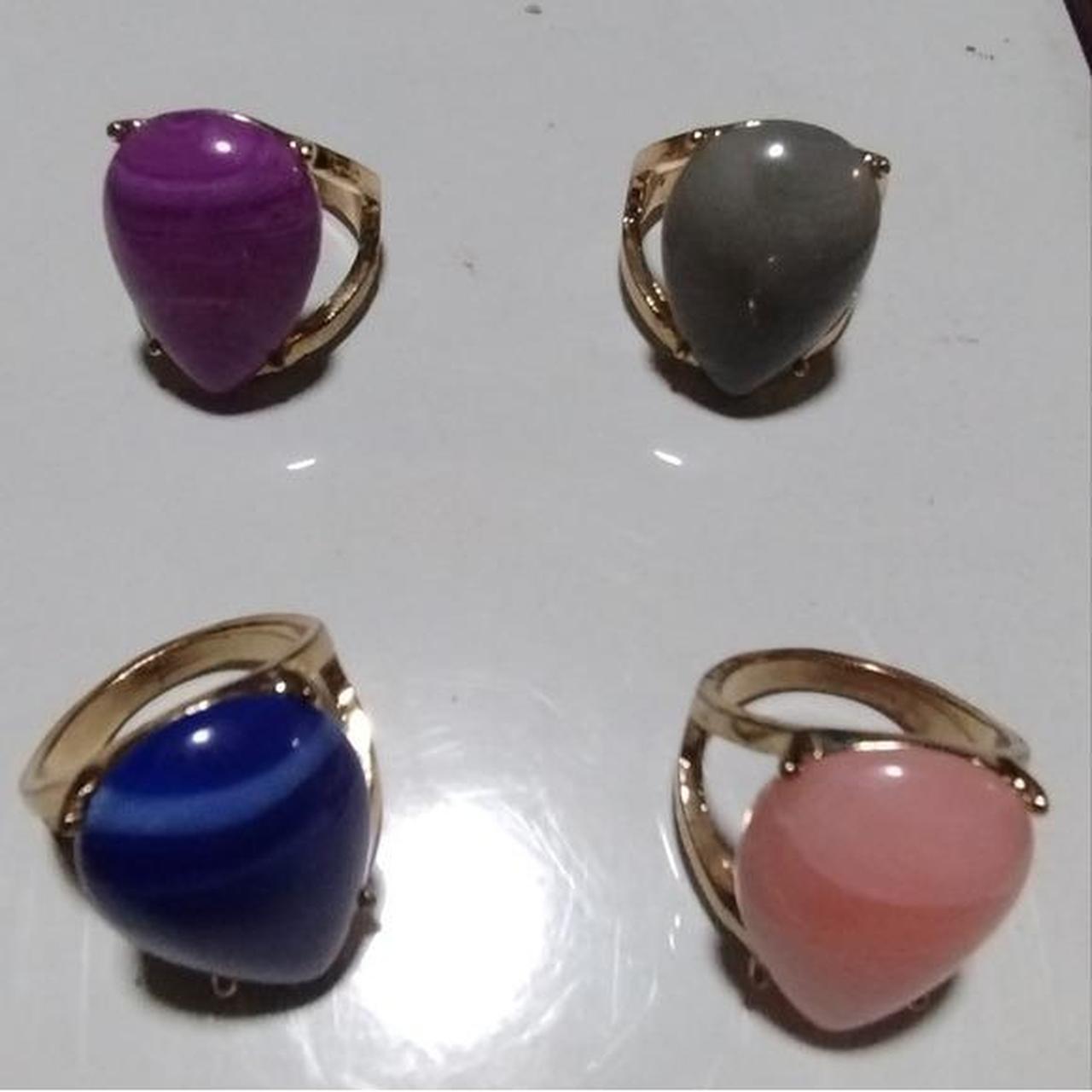 Women's Ring - Gold/Multi – Statement Rings Color… - image 2