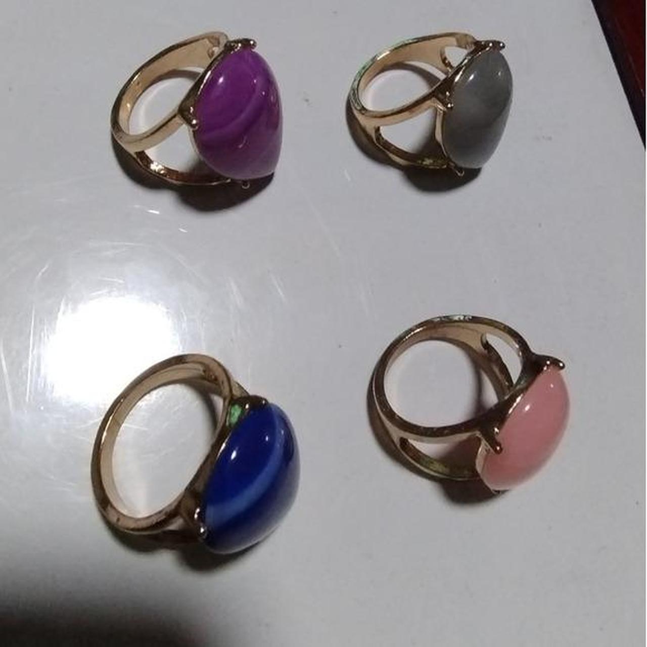 Women's Ring - Gold/Multi – Statement Rings Color… - image 3