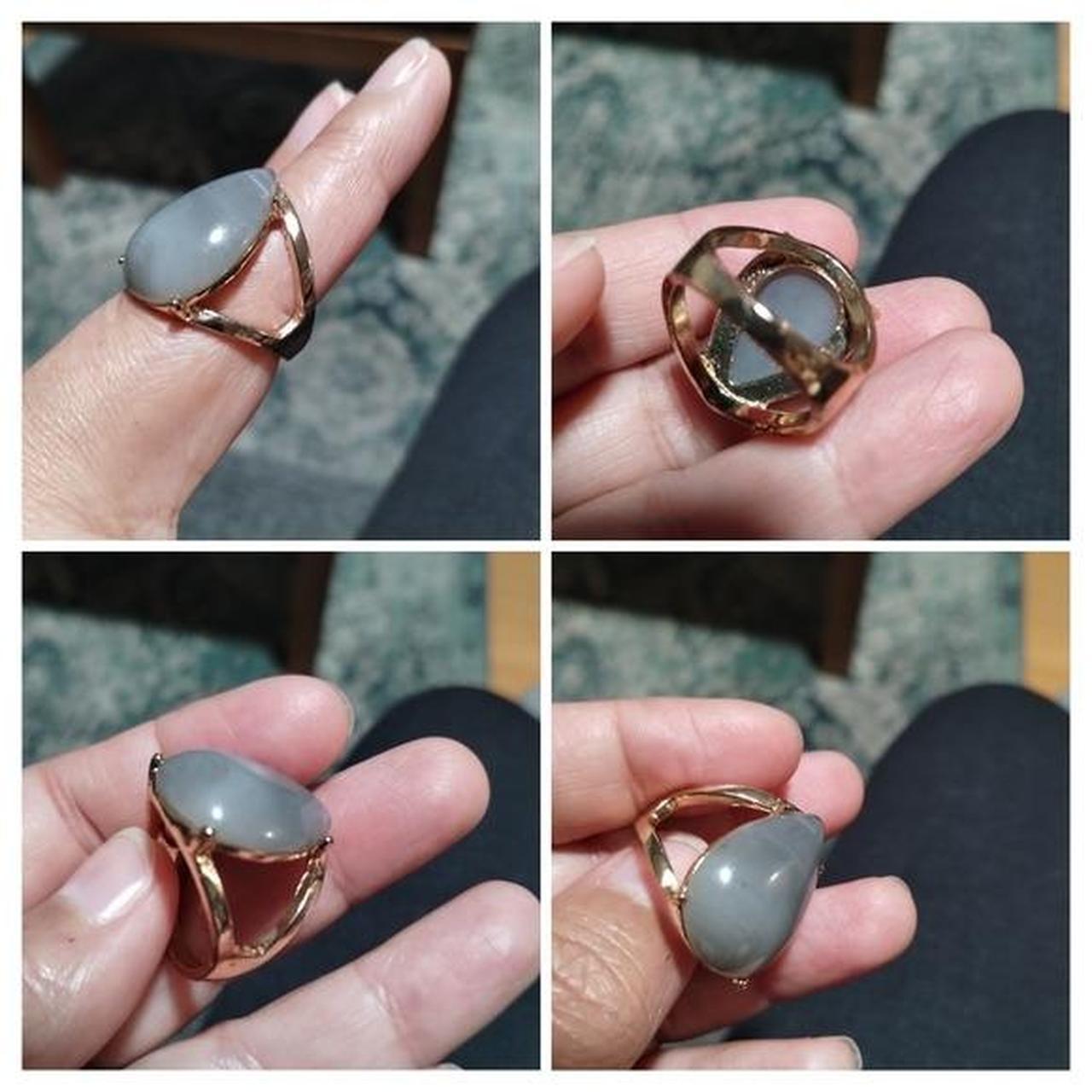 Women's Ring - Gold/Multi – Statement Rings Color… - image 5