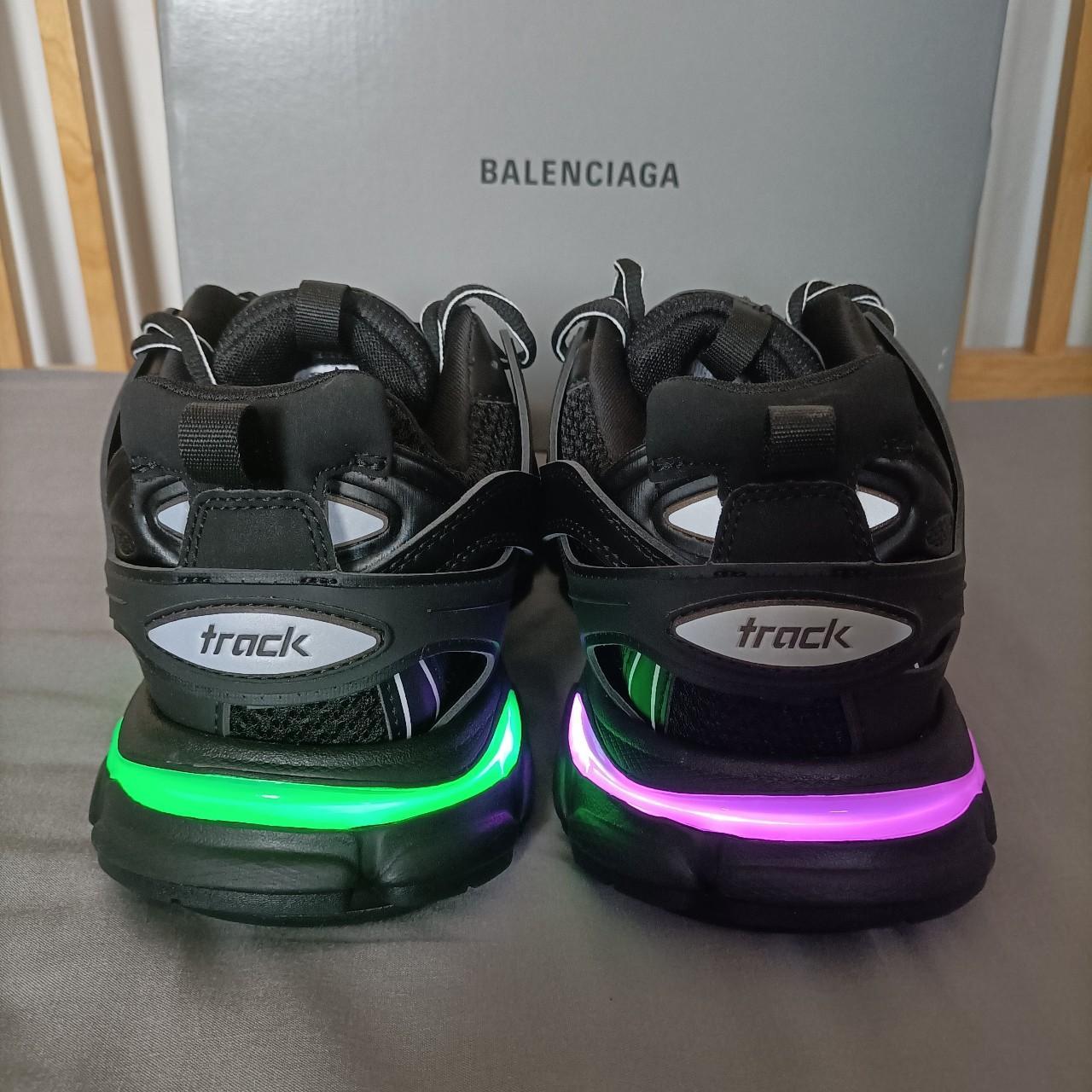Balenciaga Track Runner LED Black Size UK 10 Comes... - Depop