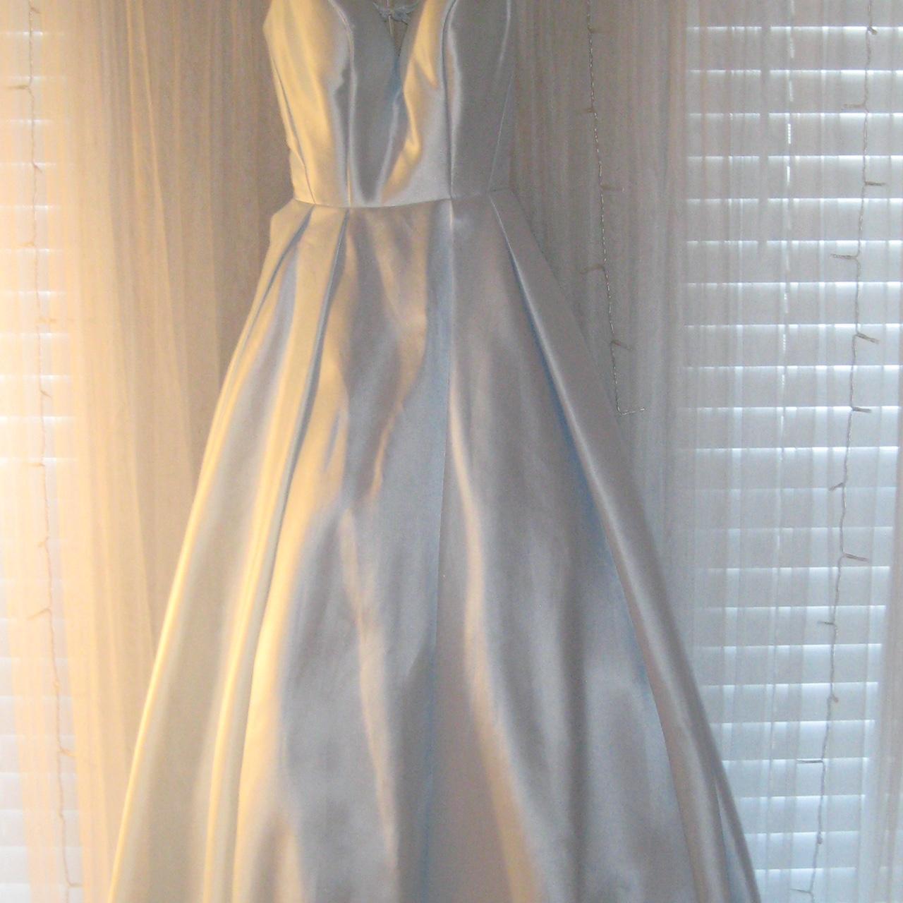 Maxi Dress Macys Blue Satin Dress I Have Only Worn This Dress I