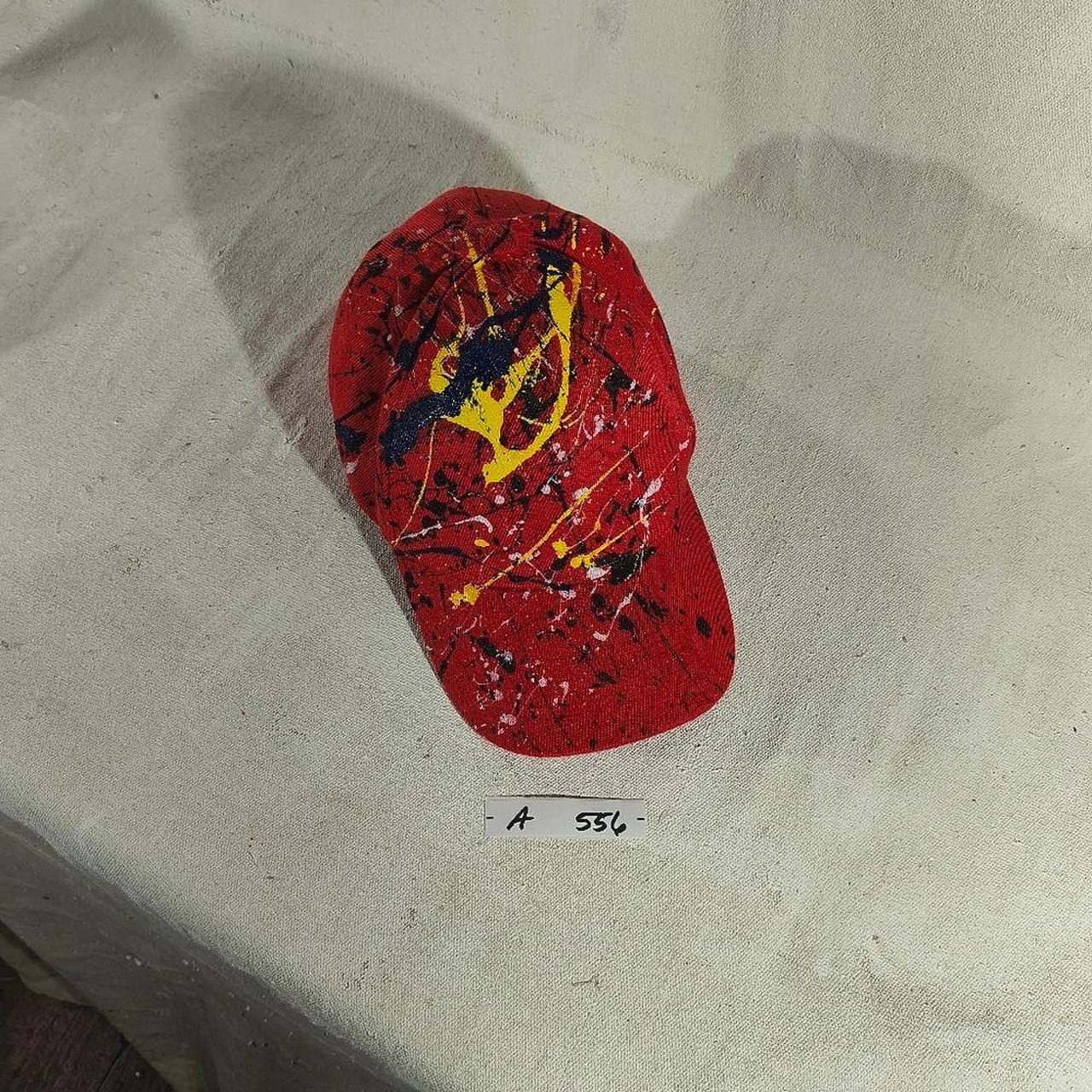 Source Unknown Men's Caps - Red/Yellow – Bold red… - image 1