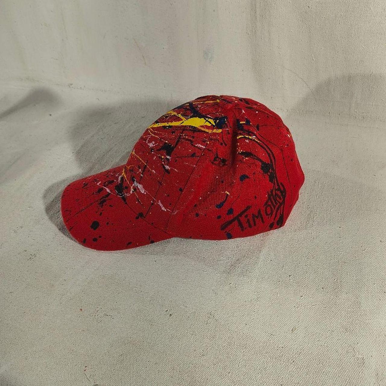 Source Unknown Men's Caps - Red/Yellow – Bold red… - image 2