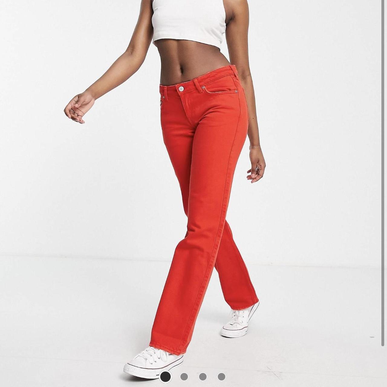 Weekday organic cotton low rise jeans in Depop