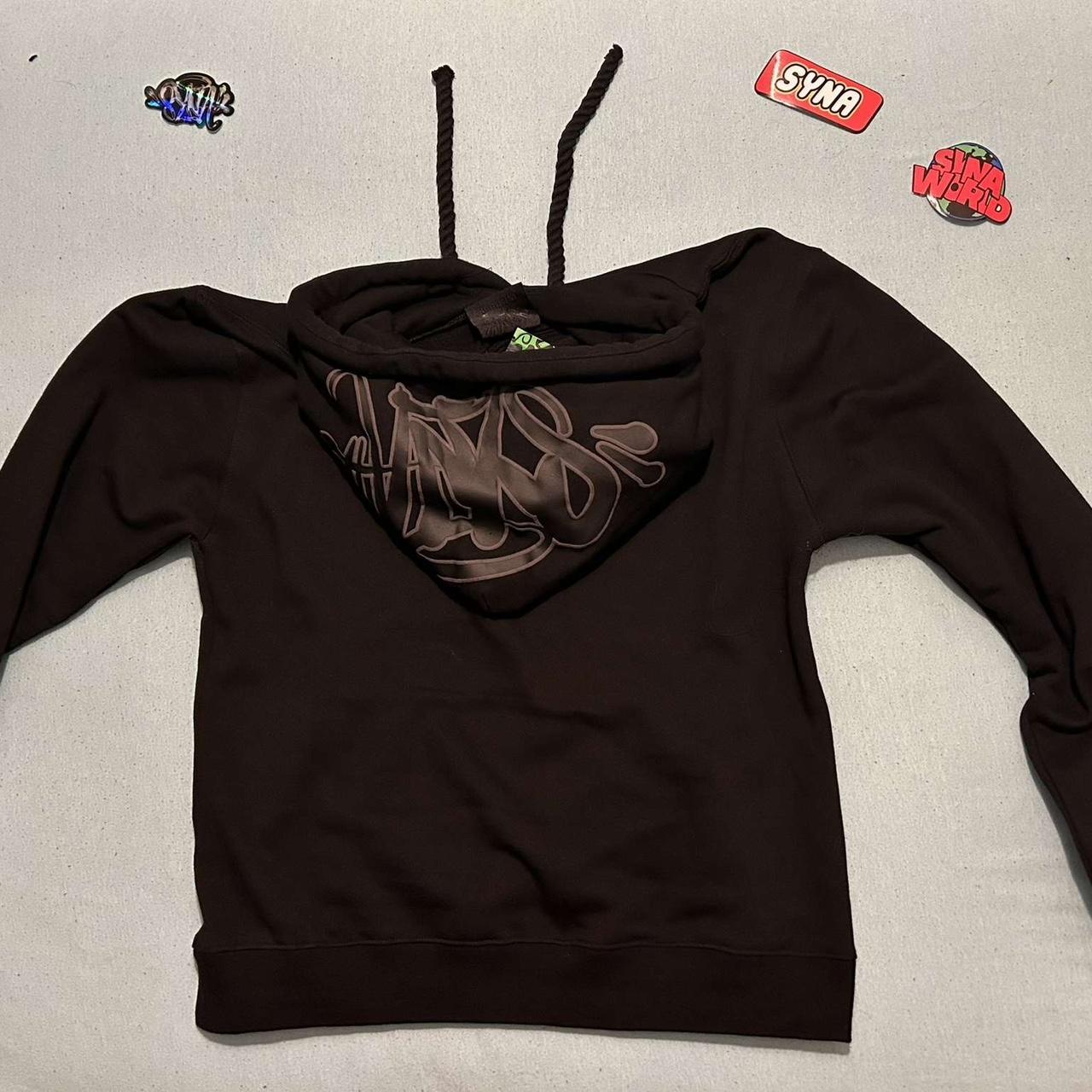 Men’s Syna World tracksuit size M Black out New... - Depop