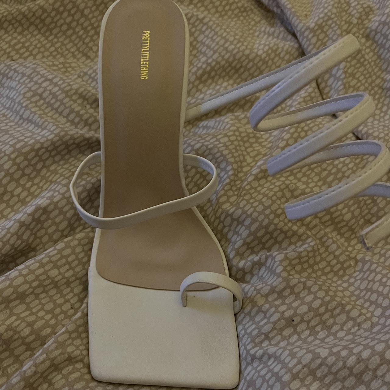 plt white heels