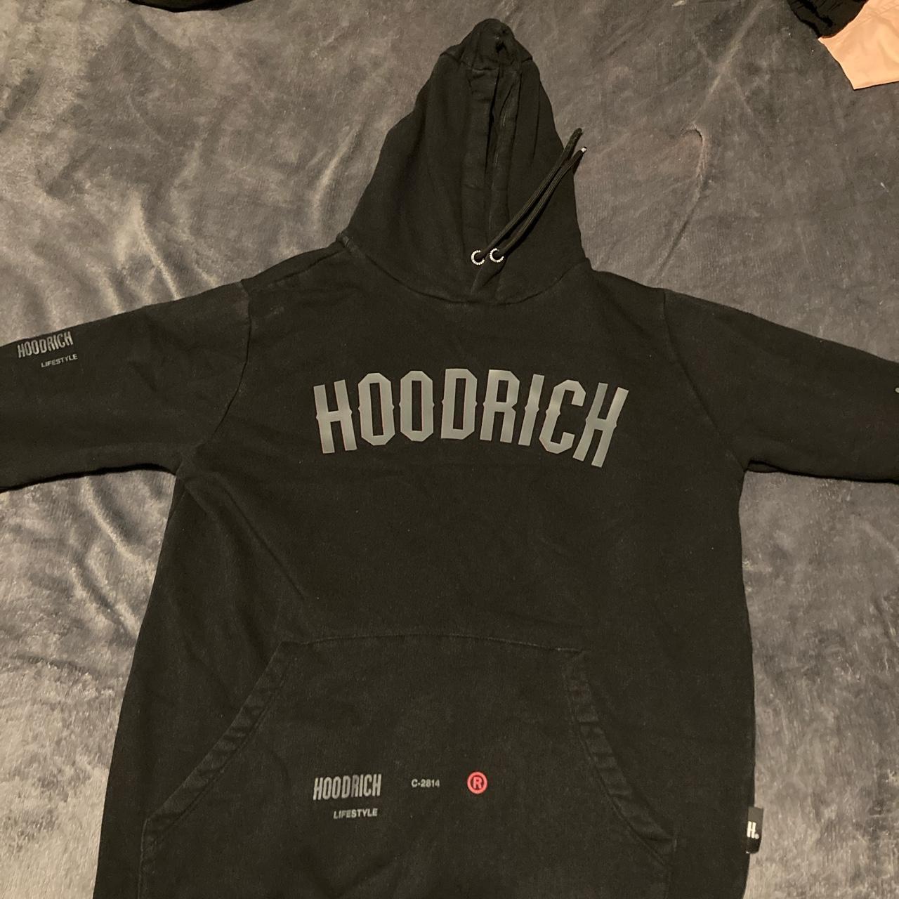 Black Hoodrich Hoodie Size - UK Small Man Wear -... - Depop