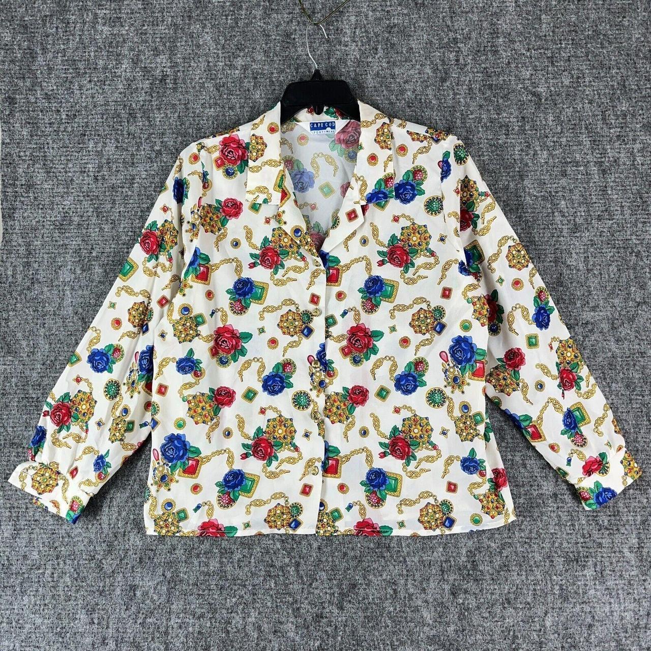 Source Unknown Women's Blouse - Multi - L – Cape … - image 2