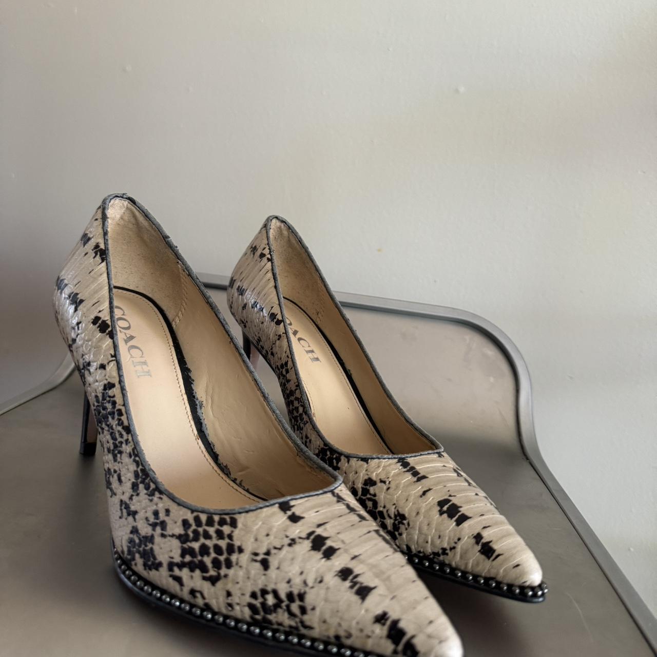 COACH snake skin pumps saving