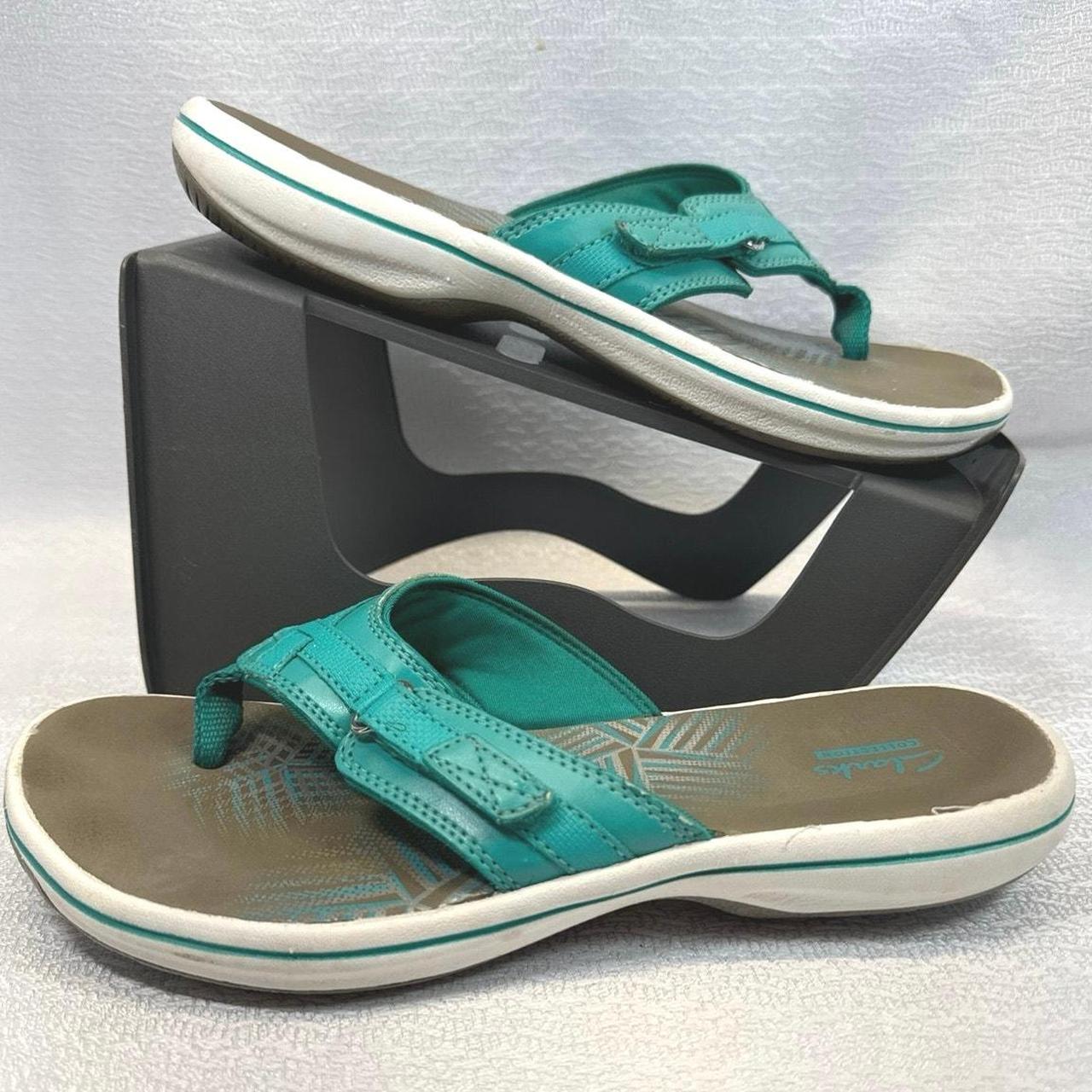 Clarks turquoise sandals online