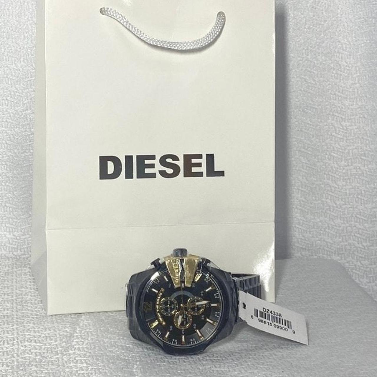 New Diesel Mega Chief Stainless Steel Men s Watch. Depop