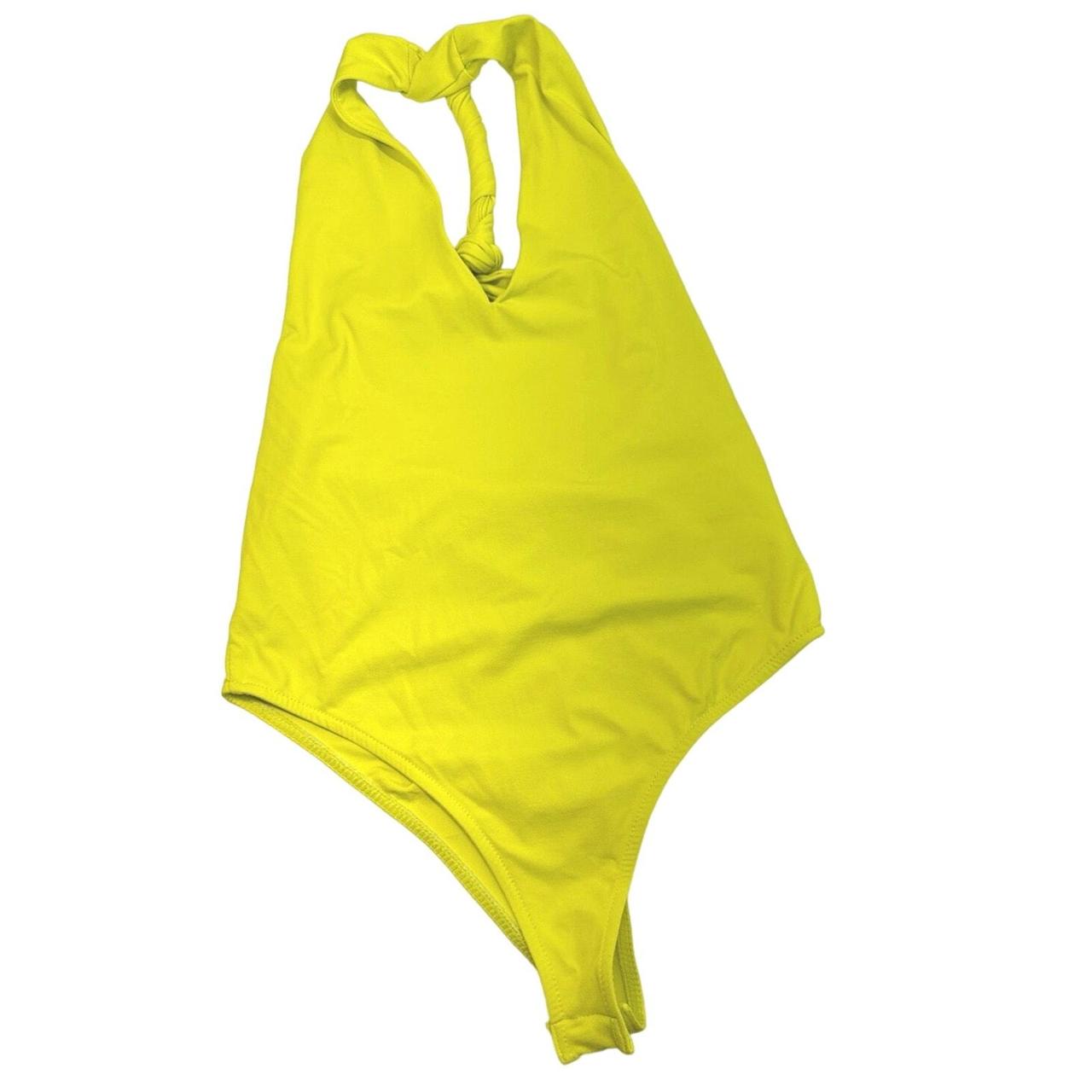 その他 ZarathustraSP Zara Trafaluc Neon Yellow Faux Leather Stilletto Pump Heels