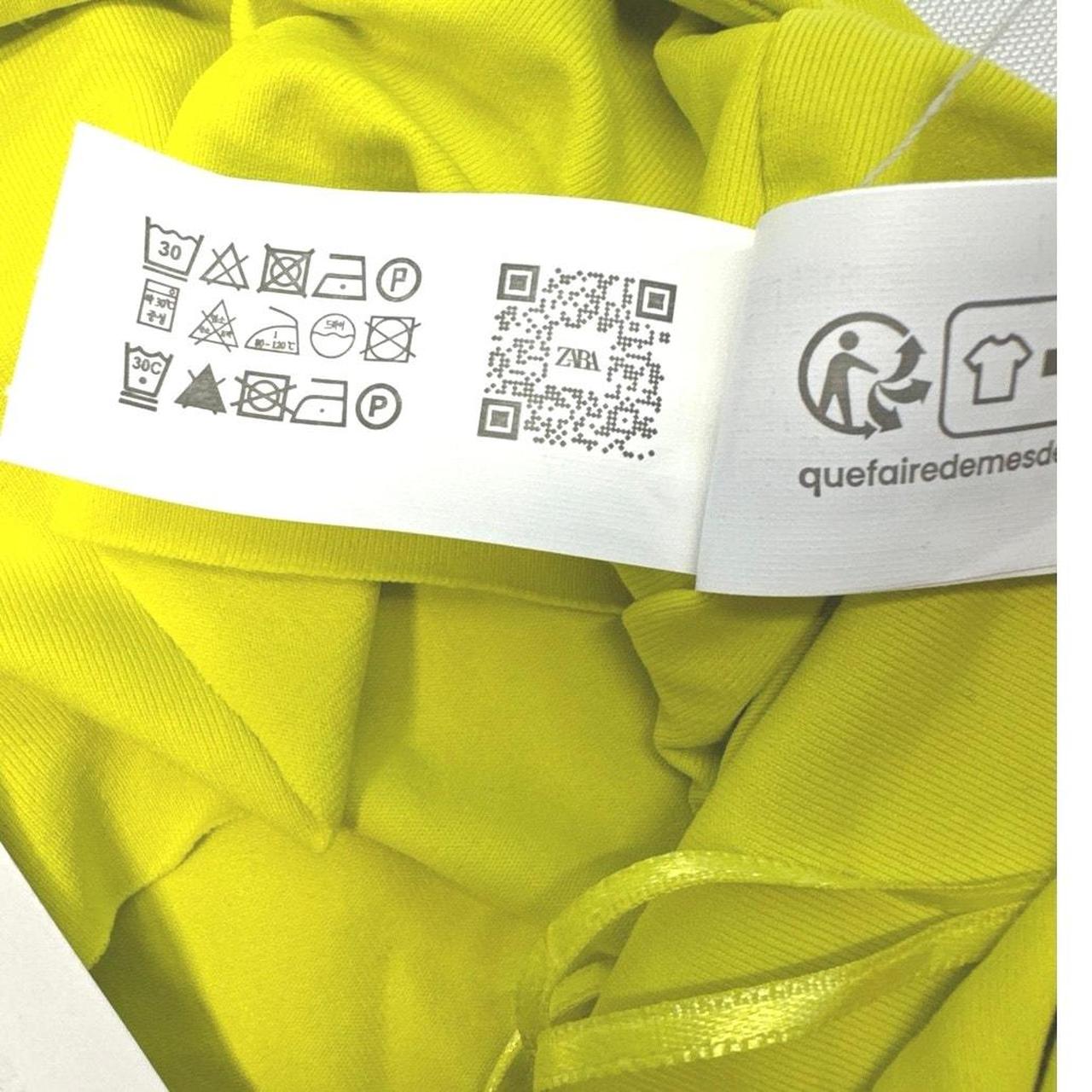 最も優遇の V-neck Sleeveless Chartreuse Yellow Zara Bodysuit Depop | その他