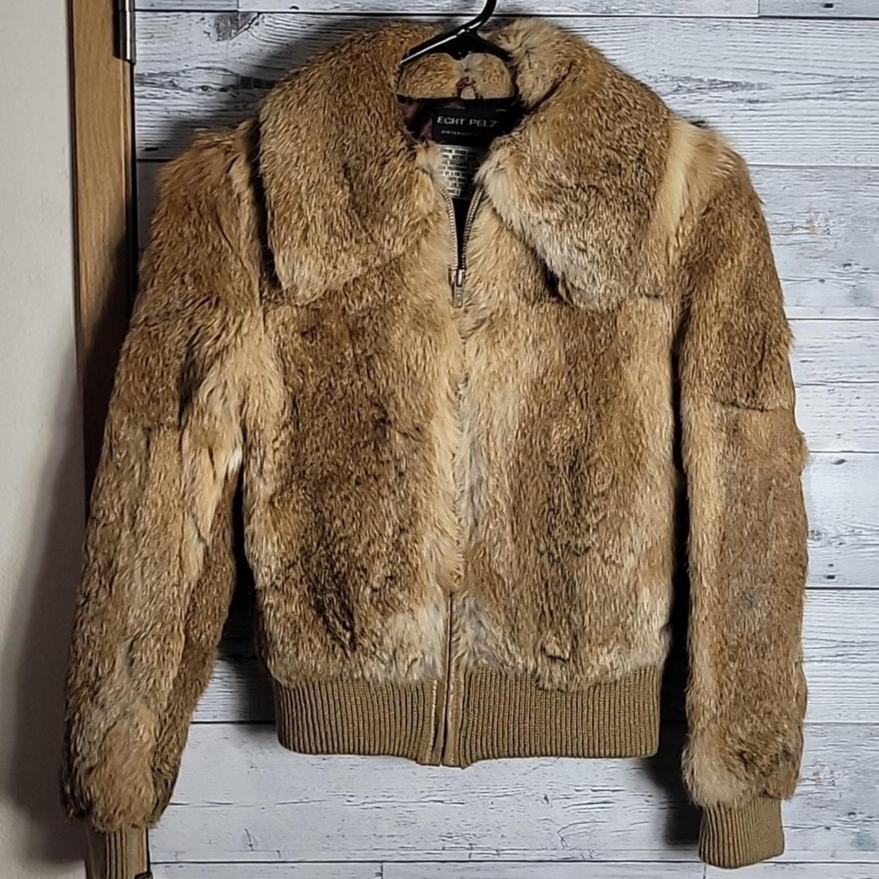 Vintage genuine rabbit fur purchases jacket