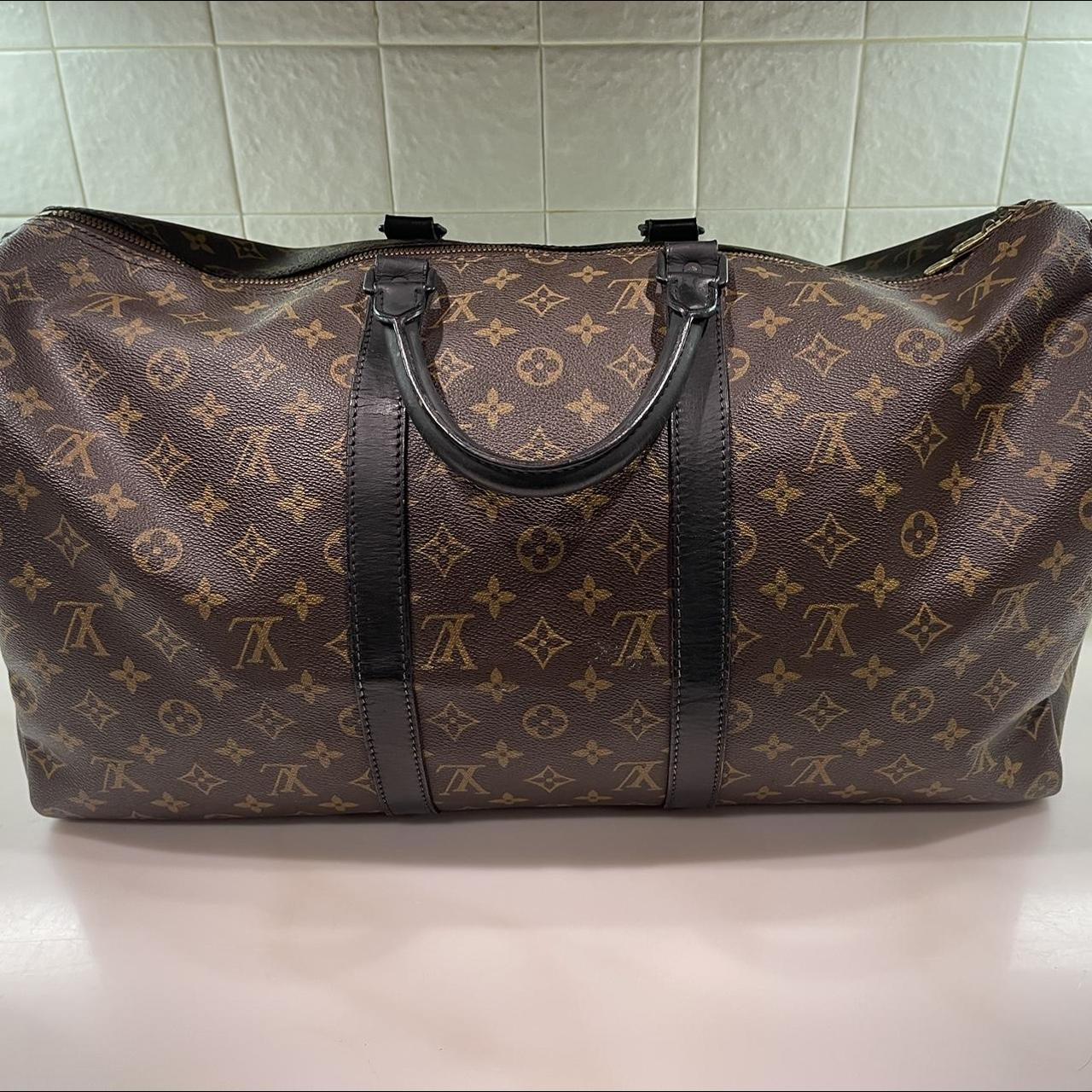 LV Louis Vuitton - Keepall 50 Large Duffle Bag - - Depop
