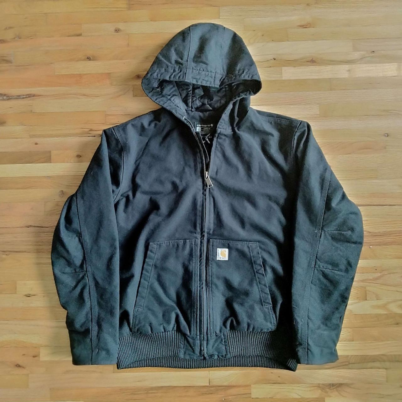 Carhartt Men's Insulated Active Jacket J130M Loose... Depop