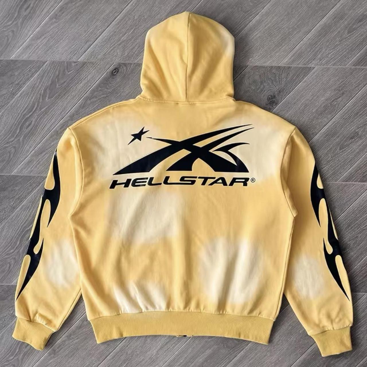 HELLSTAR SPORTS パーカー Zip-Up Yellow○関送無料○ Buy Hellstar Sports Zip Up Sweatshirt 'Yellow' - 9357