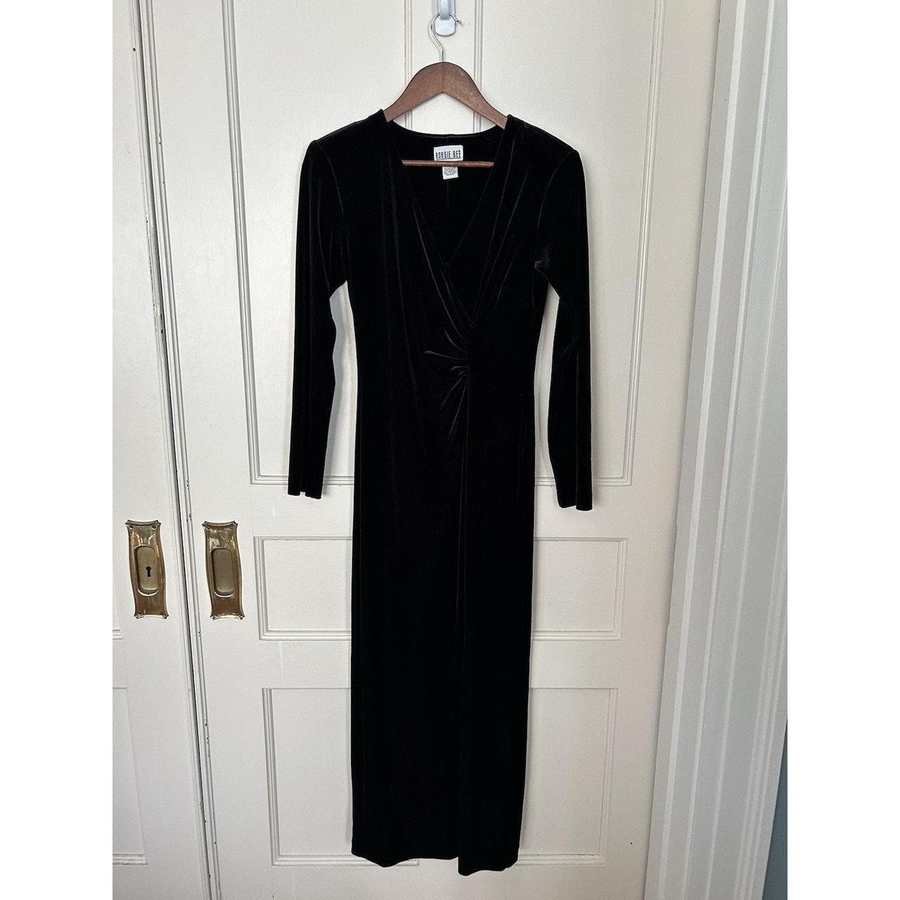 Robbie Bee Women's Dress Black – Vintage 90s Betsy Adam - Main Image