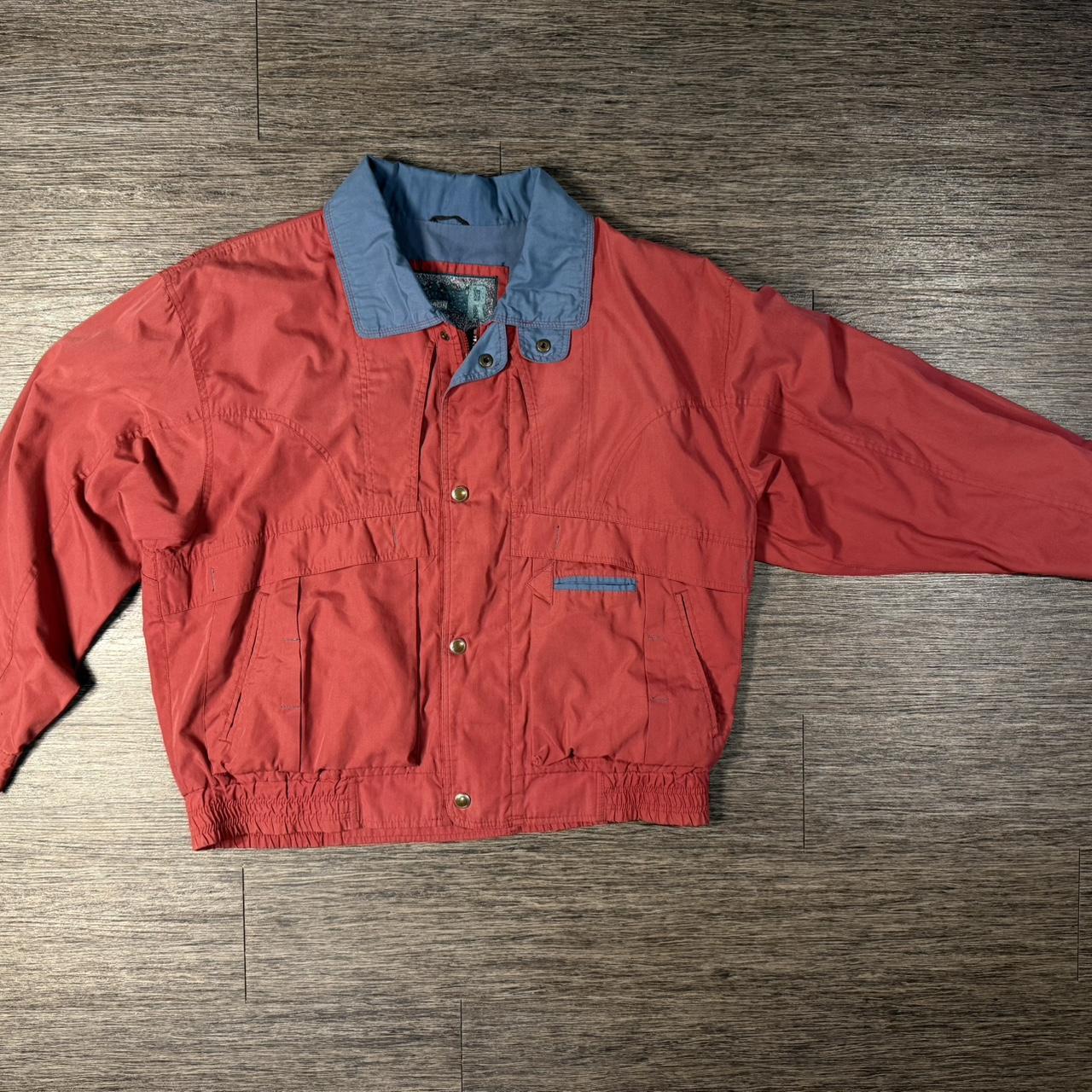 C&A Men's Jacket - Red/Orange - L – “C&A” Red and… - image 2