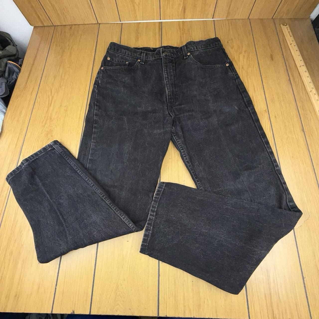 Levi's Men's Jeans - Black - 40" – Vintage Men's … - image 1