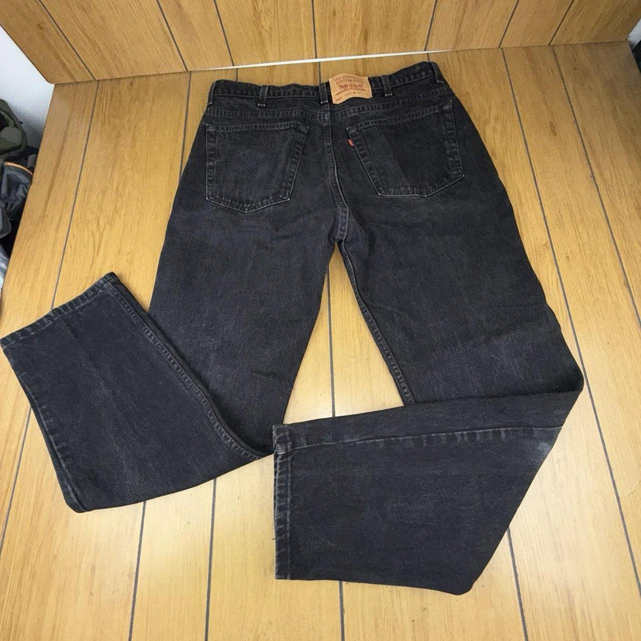 Levi's Men's Jeans - Black - 40" – Vintage Men's … - image 4