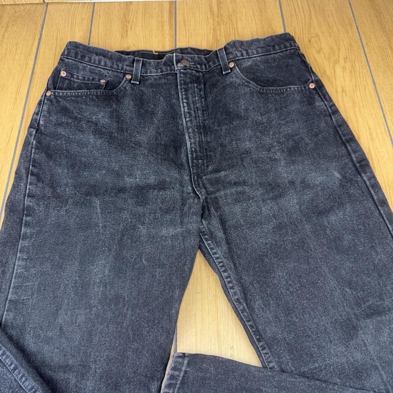 Levi's Men's Jeans - Black - 40" – Vintage Men's … - image 8