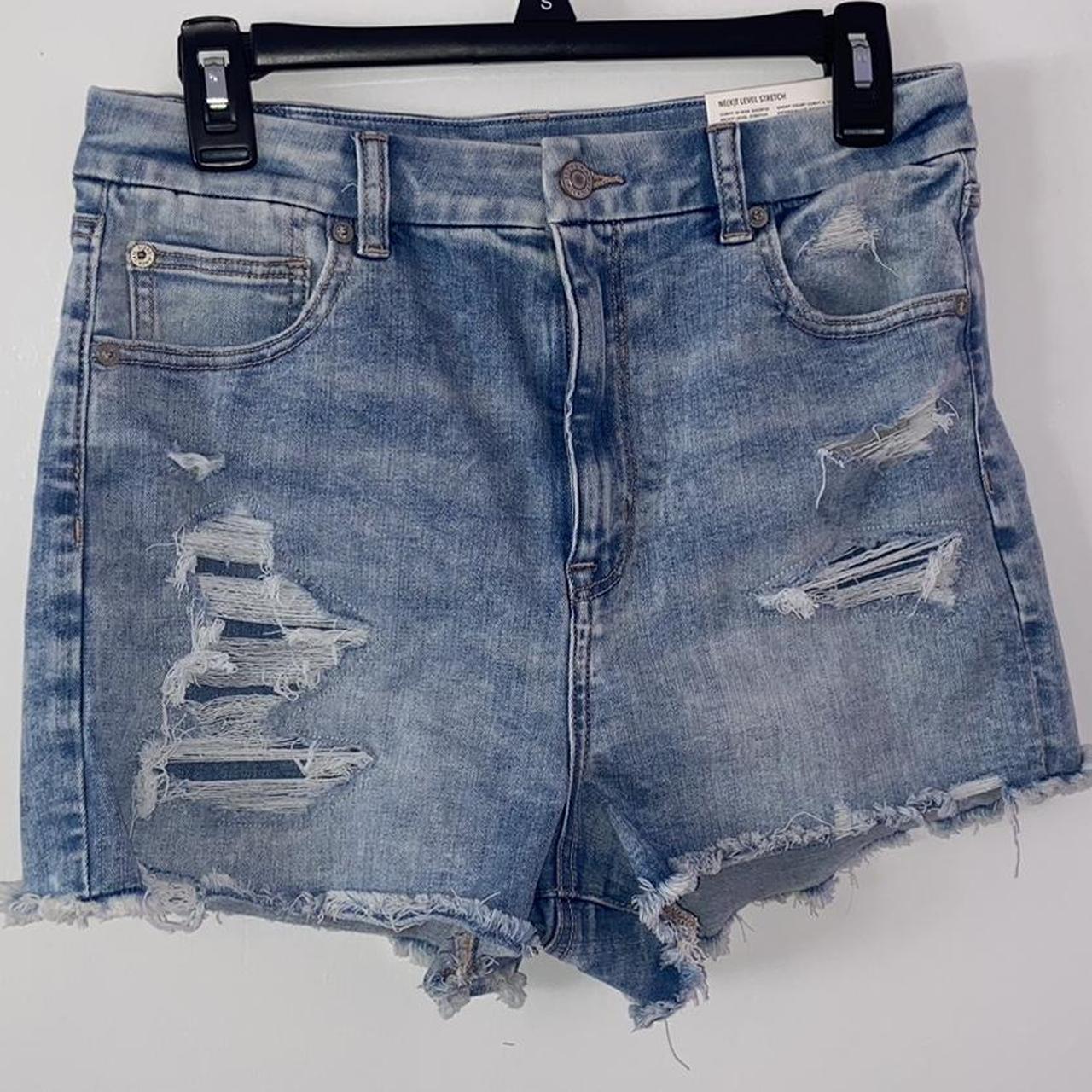 American eagle jean shorts size 10 - Depop