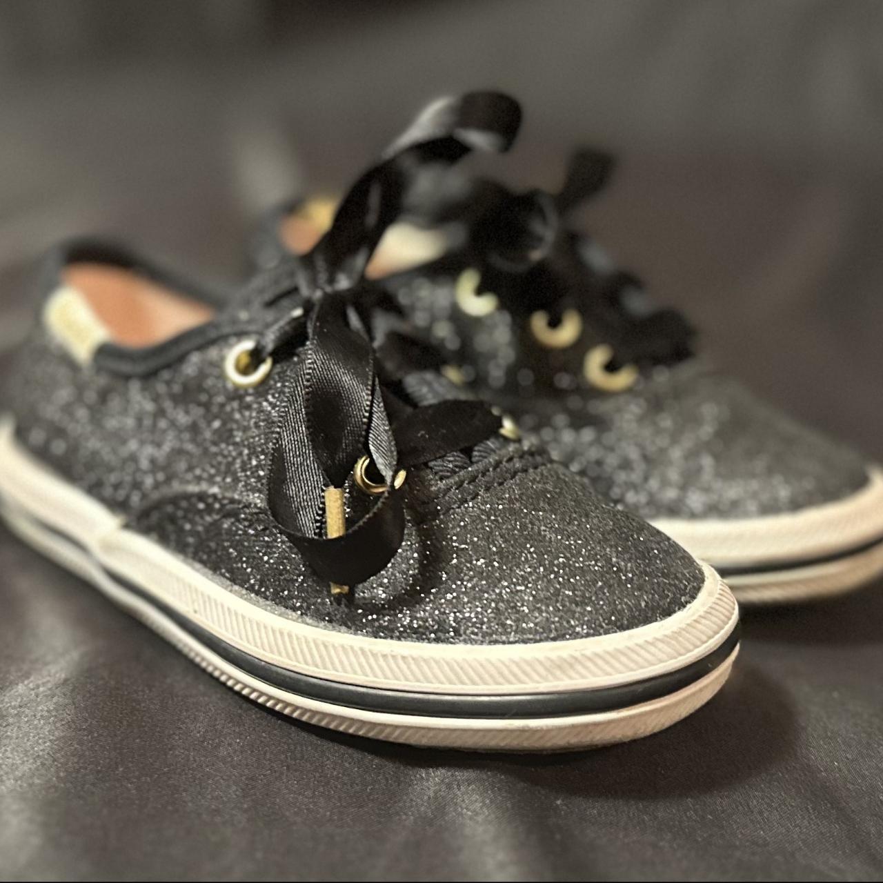 Keds/Kate Spade Black Lace-Up Shoes Depop