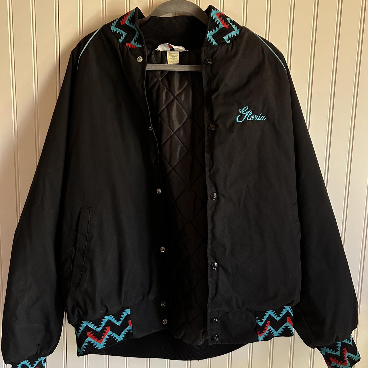 Vintage 80s Western store Bomber Jacket