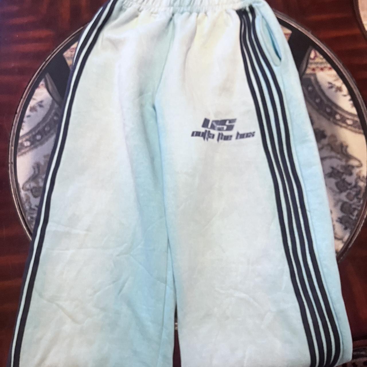(+) People Men's Sweatpants - White/Blue - XL – In good condition worn it one time …