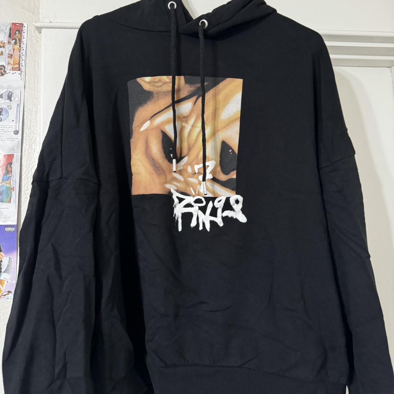 Ariana x H M 7 Rings Hoodie Depop