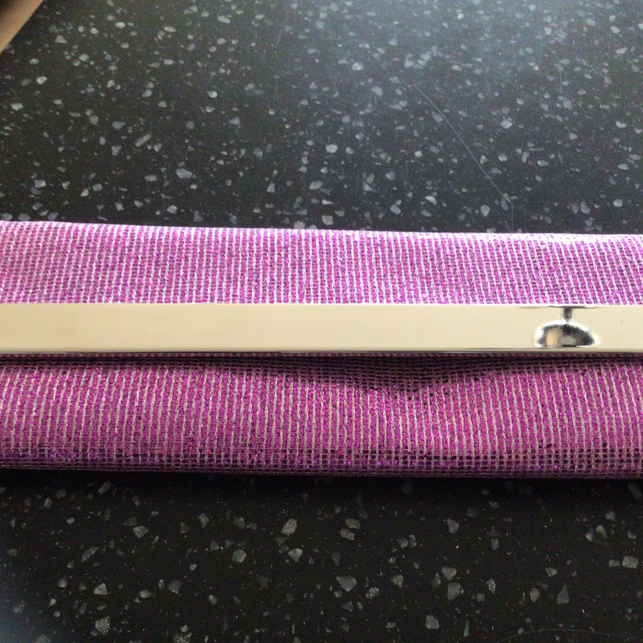 Jane Norman clutch bag sparkly purple/ pink Depop
