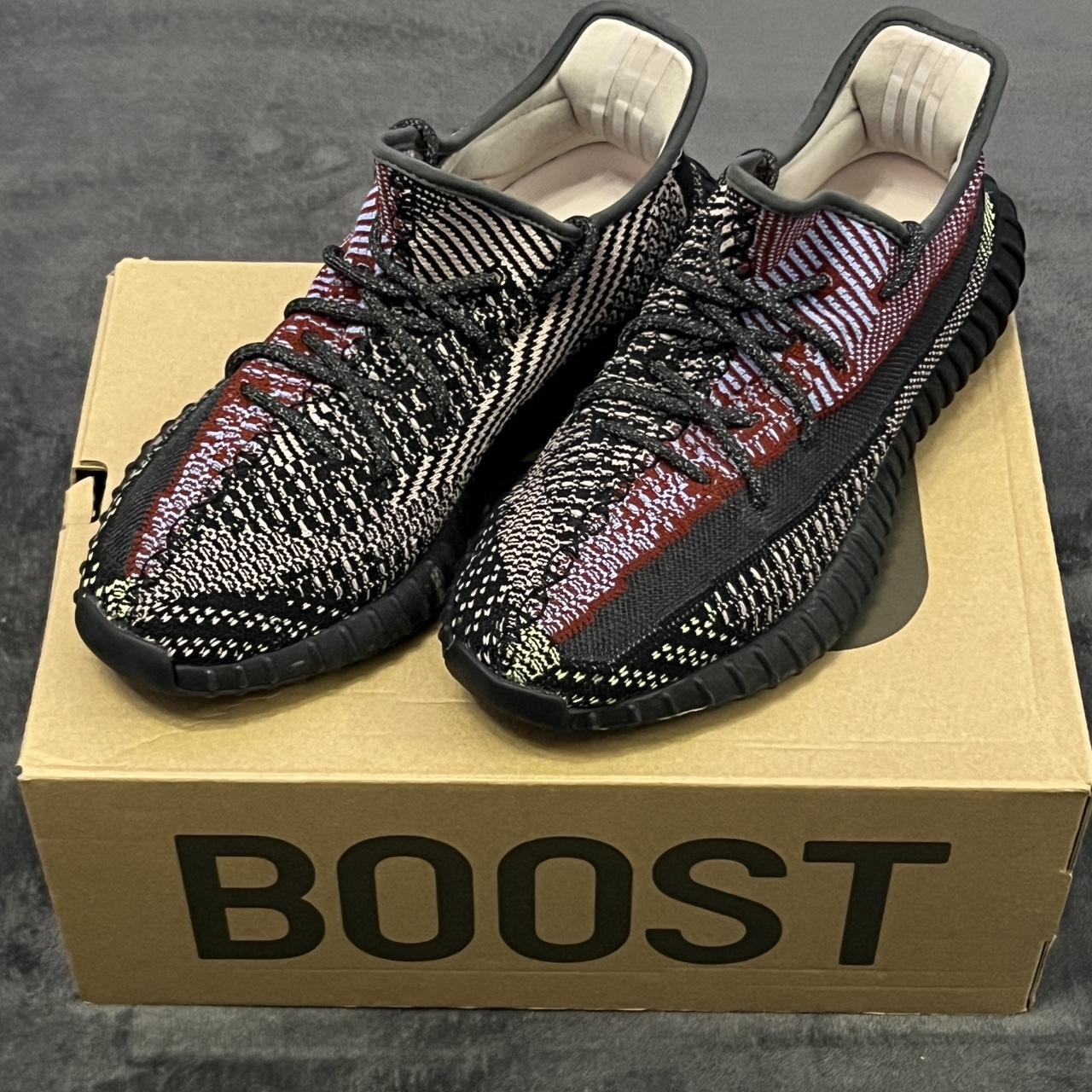 black multi color yeezy