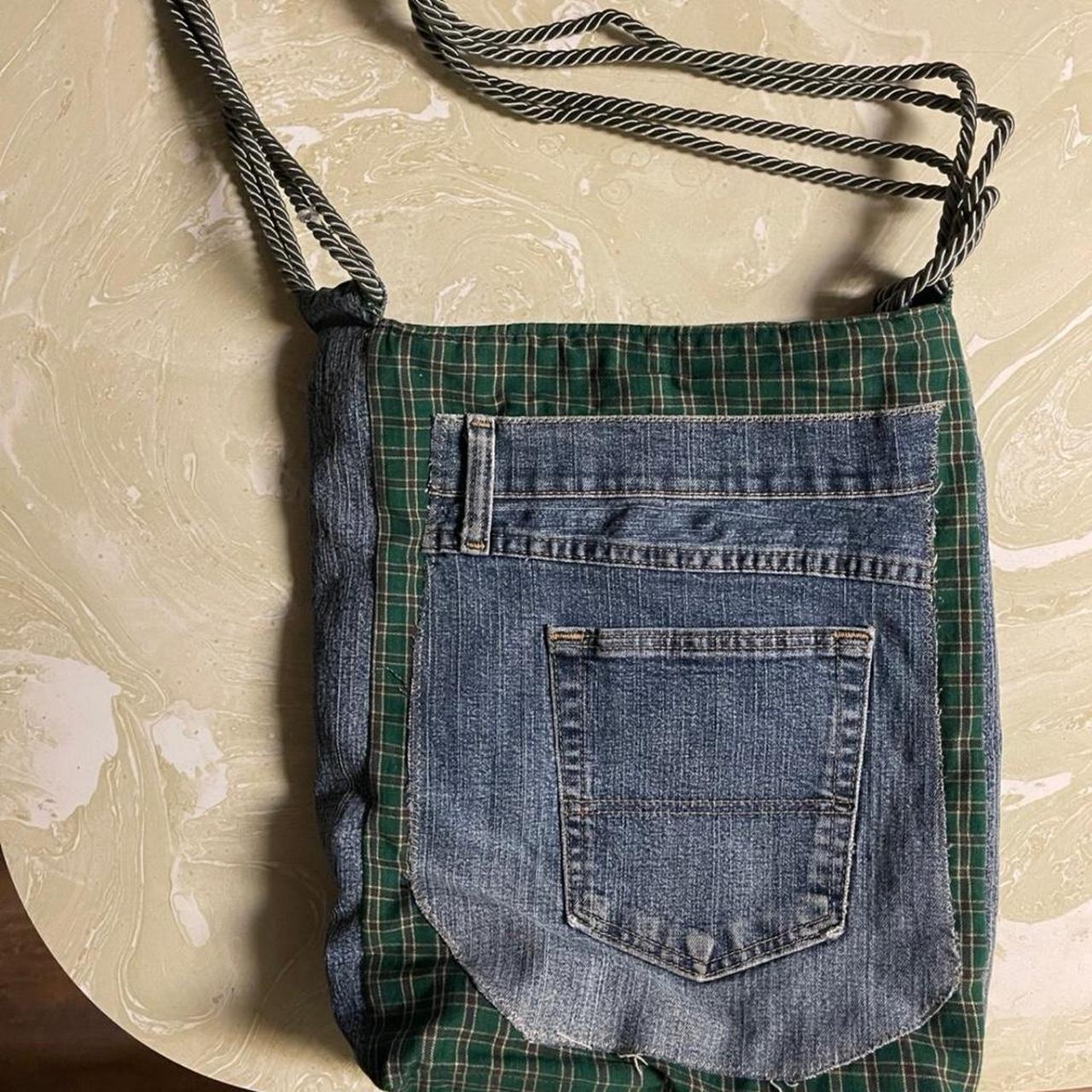 Women's Bag - Blue/Multi – Unique patchwork denim… - image 1