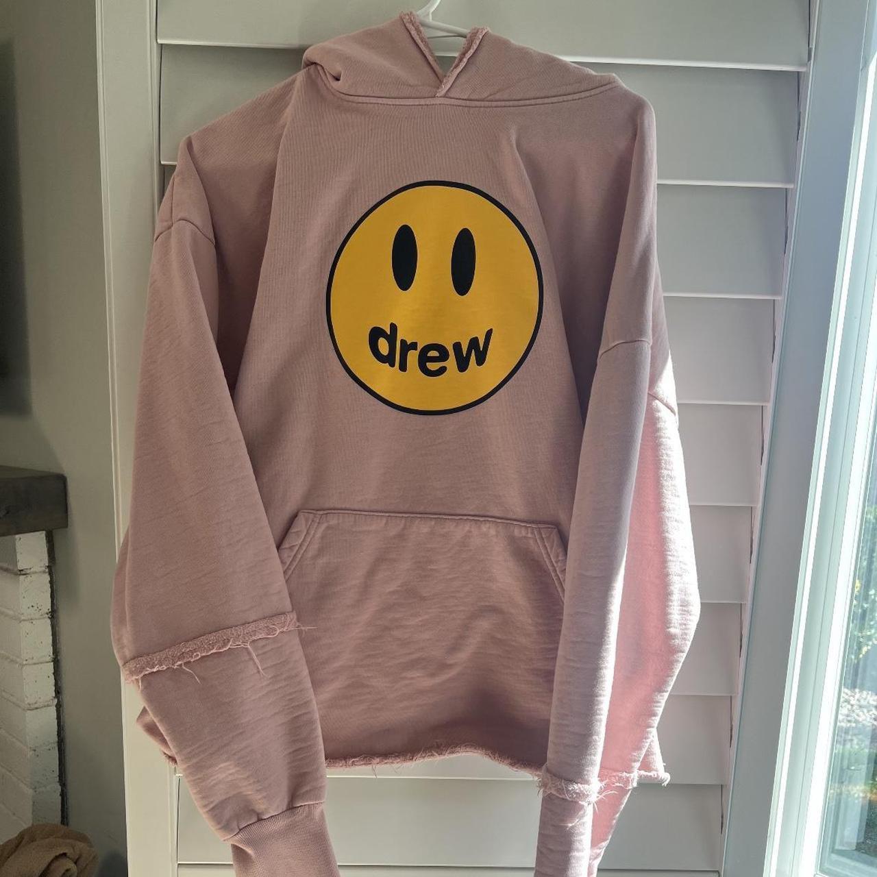 Drew House mascot deconstructed hoodie in dusty