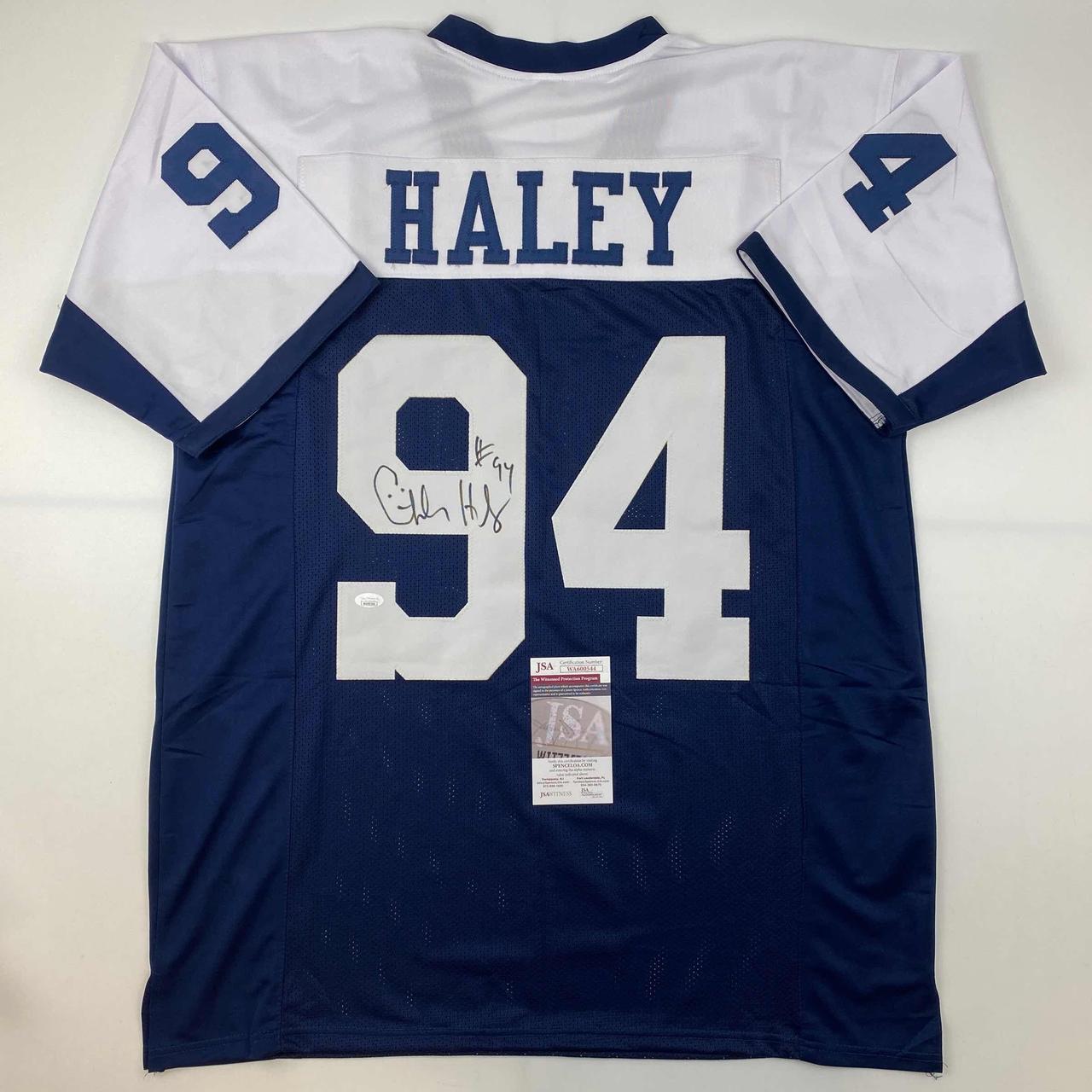 Autograph Shirt Charles Haley Autographed Dallas Flash Mini Football Helmet  - BAS Jason Garrett Dallas Cowboys