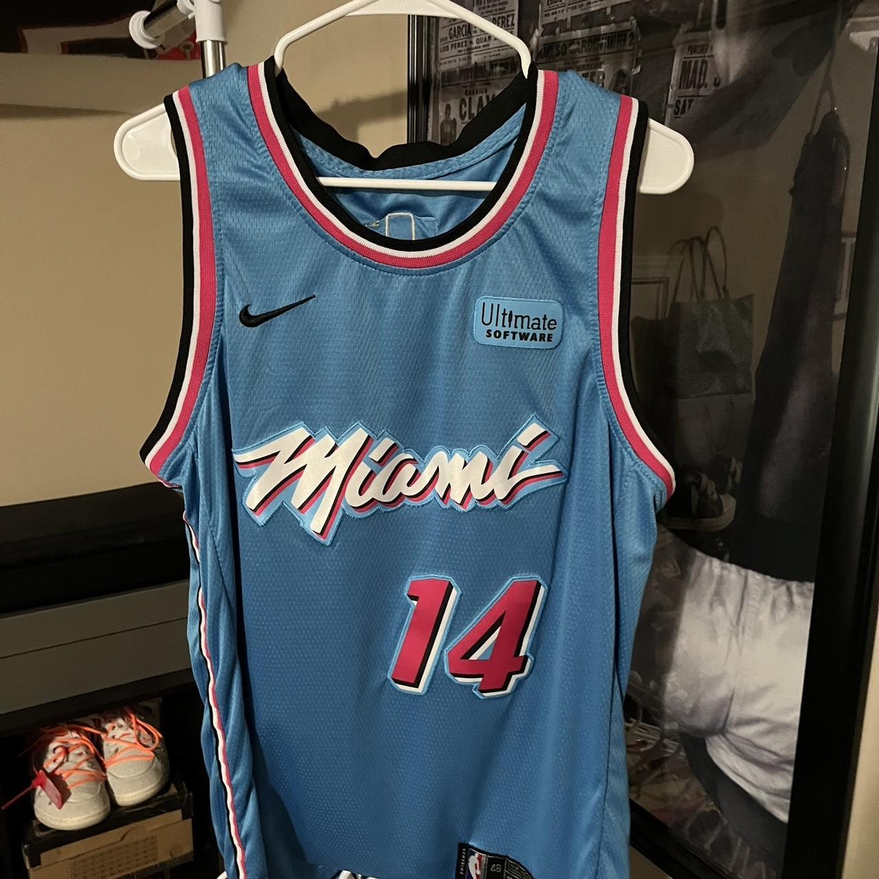 Basketball Tyler Herro Vicewave Jersey Nike Tyler Herro Blue Vice